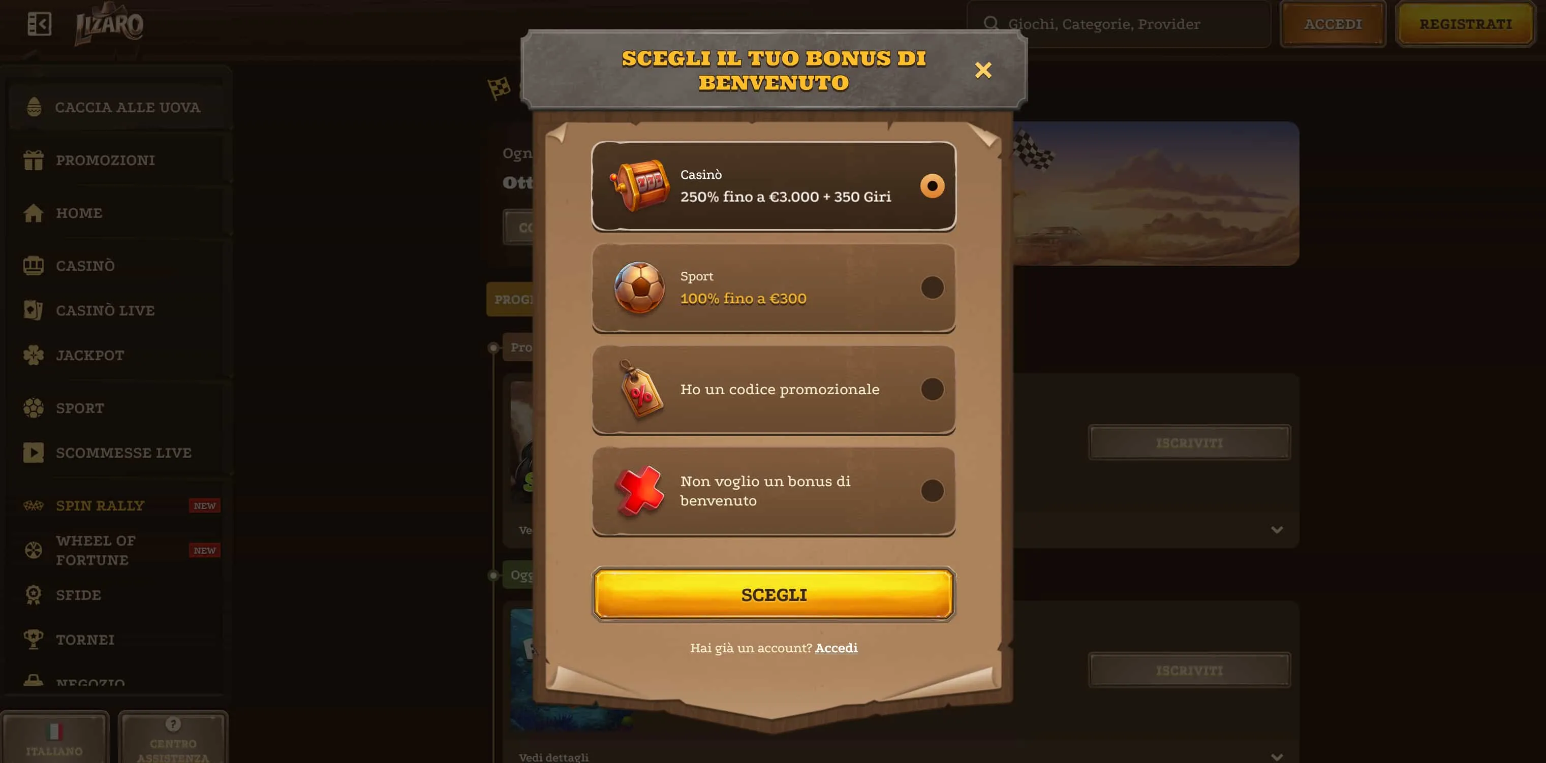 Lizaro Casino Giochi: Variet&agrave; Autentica per Ogni Tipo di Giocatore